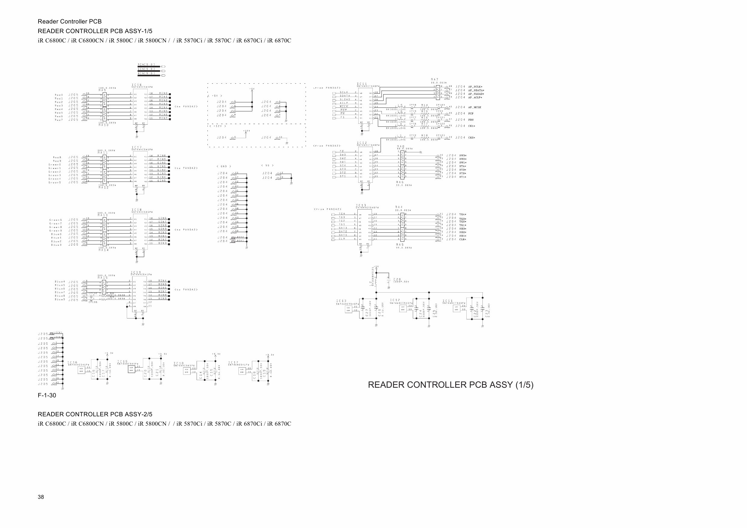 Canon imageRUNNER-iR C6800 C5800 C CN Circuit Diagram-4